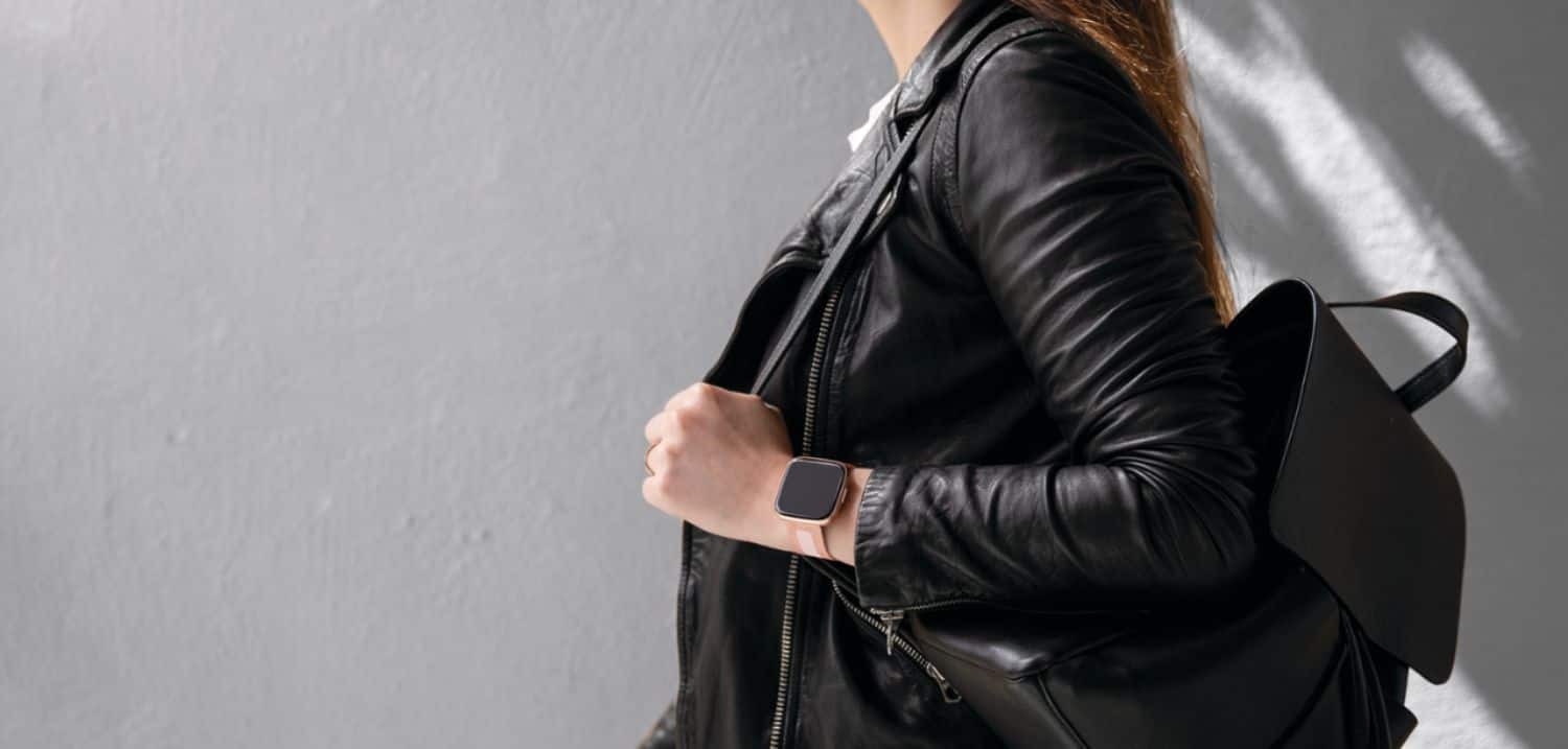 Alt View 13. Fitbit - Woven Small Watch Band for Fitbit Versa 2 and Versa Lite - Pink.