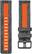 Alt View 11. Fitbit - Woven Large Watch Band for Fitbit Versa 2 and Versa Lite - Charcoal / Orange.