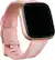 Angle. Fitbit - Woven Large Watch Band for Fitbit Versa 2 and Versa Lite - Pink.