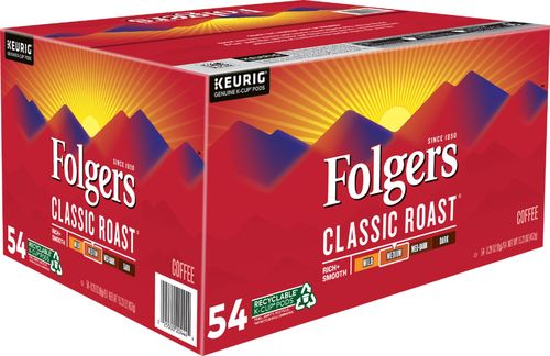 Folger's - Classic Roast Coffee Pods (54-Pack)