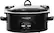 Front. Crock-Pot - Cook & Carry Programmable 6-Quart Slow Cooker - Matte Black.