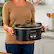 Alt View 12. Crock-Pot - Cook & Carry Programmable 6-Quart Slow Cooker - Matte Black.