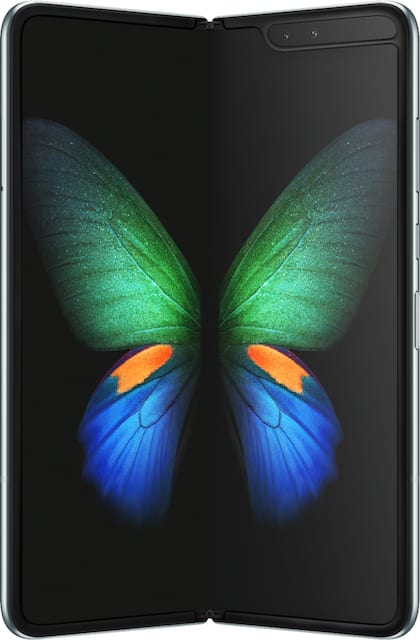 Samsung Galaxy Fold With 512gb Memory Cell Phone Unlocked Space Silver Sm F900uzsdxaa Best Buy