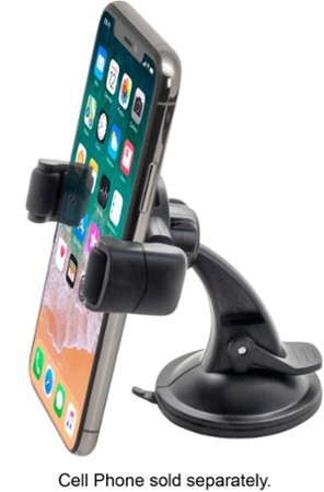 Bracketron - OneClick Clamp Mount for Dash / Window - Black