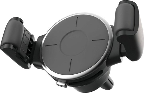 Front Zoom. Bracketron - OneClick Clamp Vent Mount for Most Smartphones - Black.