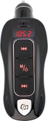 Bracketron - Roadtripper SOUND Bluetooth FM Transmitter for Most Bluetooth-Enabled Devices - Black - Front_Zoom