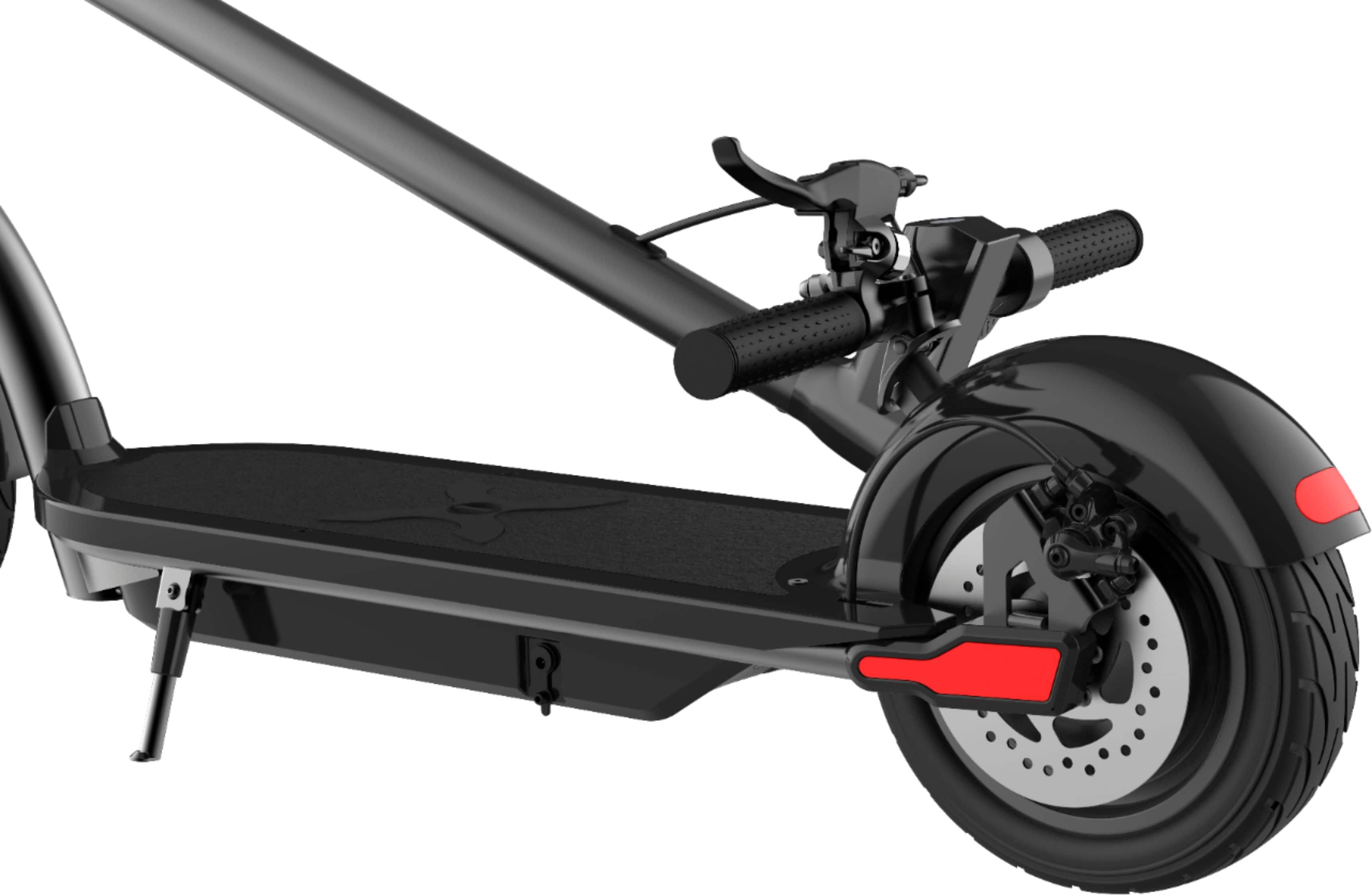 Alt View 16. Hover-1 - Alpha Foldable Electric Scooter w/12 mi Max Operating Range & 17.4 mph Max Speed - Black.
