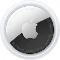 Apple - AirTag (1st Generation) - 2021 - Silver - Angle_Zoom