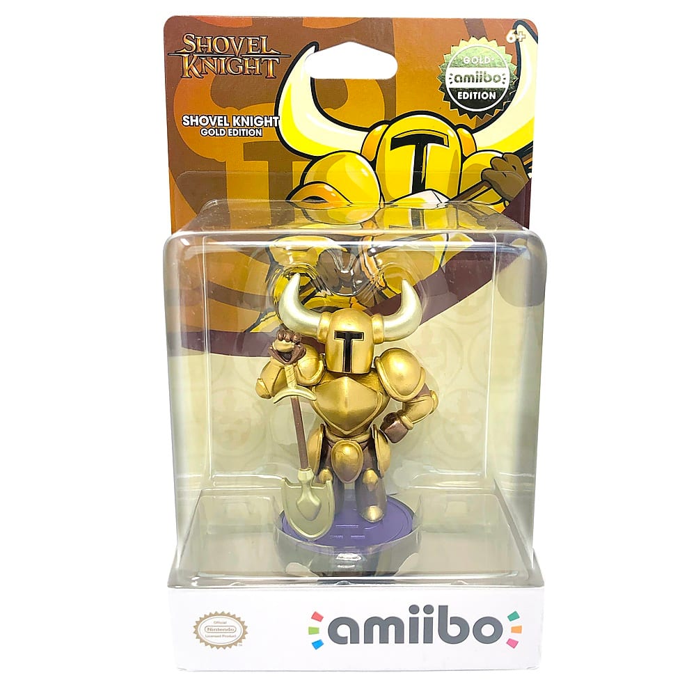 Front. Nintendo - amiibo Figure (Shovel Knight - Gold Edition).