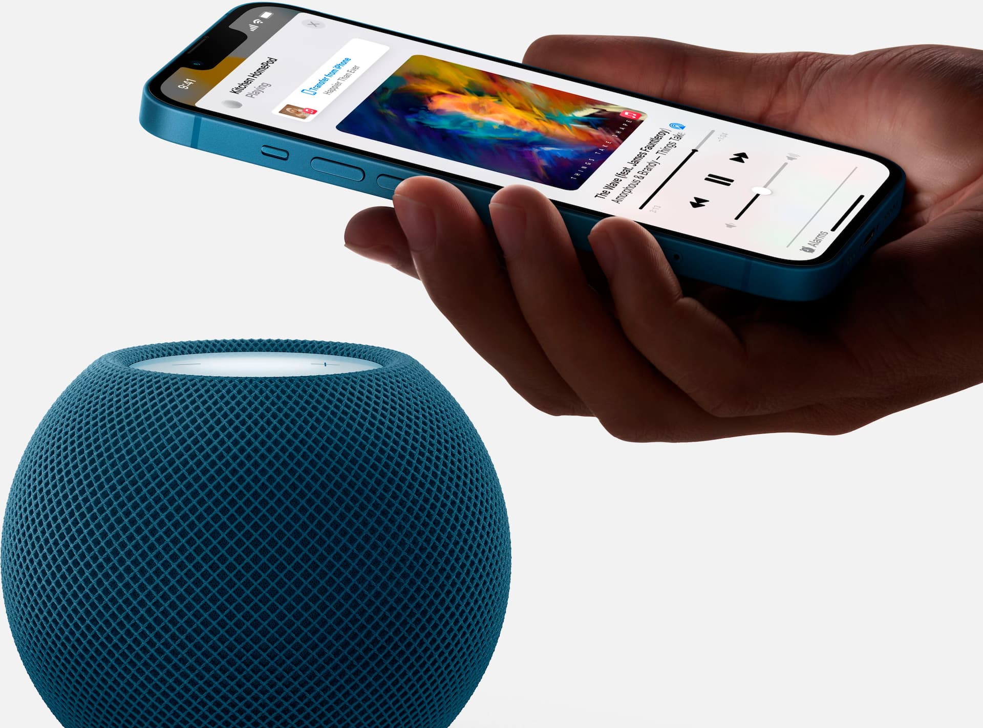 Apple Pod mini 青 黒 2個セット Apple Pod mini 青 黒 2個セット Apple HomePod mini 青 黒 2個