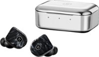 Front. Master & Dynamic - MW07 PLUS True Wireless In-Ear Headphones - Quartz Black.