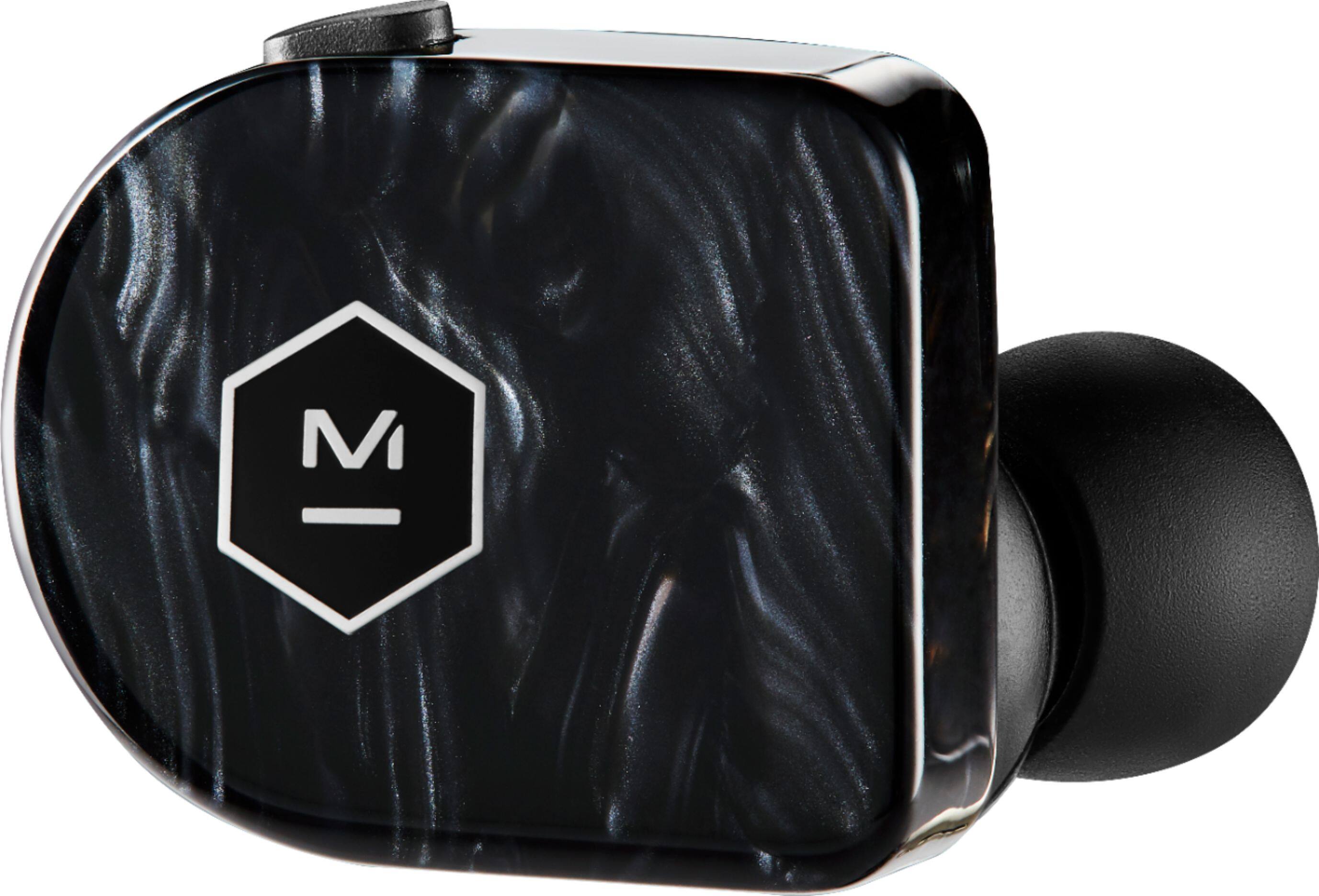 Left. Master & Dynamic - MW07 PLUS True Wireless In-Ear Headphones - Quartz Black.