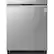 Front. LG - 24" Top Control Built-In Smart WiFi-Enabled Dishwasher with Steam, 3rd Rack and Stainless Steel Tub - Stainless Steel.