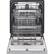 Alt View 19. LG - 24" Top Control Built-In Smart WiFi-Enabled Dishwasher with Steam, 3rd Rack and Stainless Steel Tub - Stainless Steel.