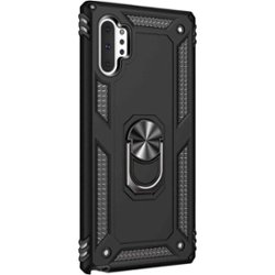SaharaCase - Protection Series Case for Samsung Galaxy Note10+ and Note10+ 5G - Black - Angle_Zoom