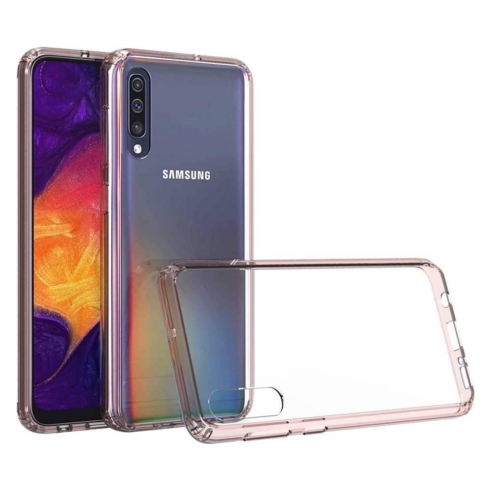 Alt View 12. SaharaCase - Crystal Series Case for Samsung Galaxy A50 - Rose Gold Clear.