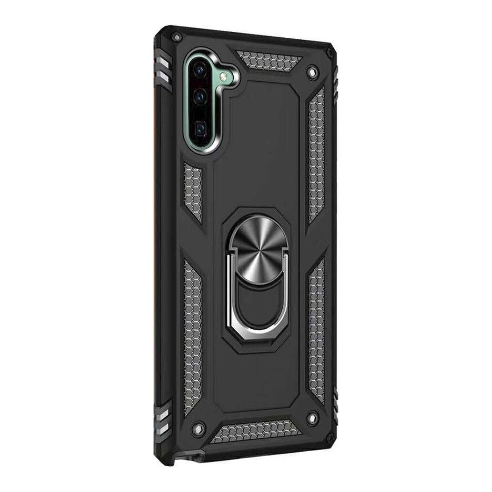 Angle View: SaharaCase - Military Series Case for Samsung Galaxy Note 10 - Black