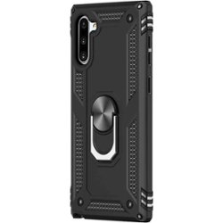 SaharaCase - Military Series Case for Samsung Galaxy Note 10 - Black - Front_Zoom