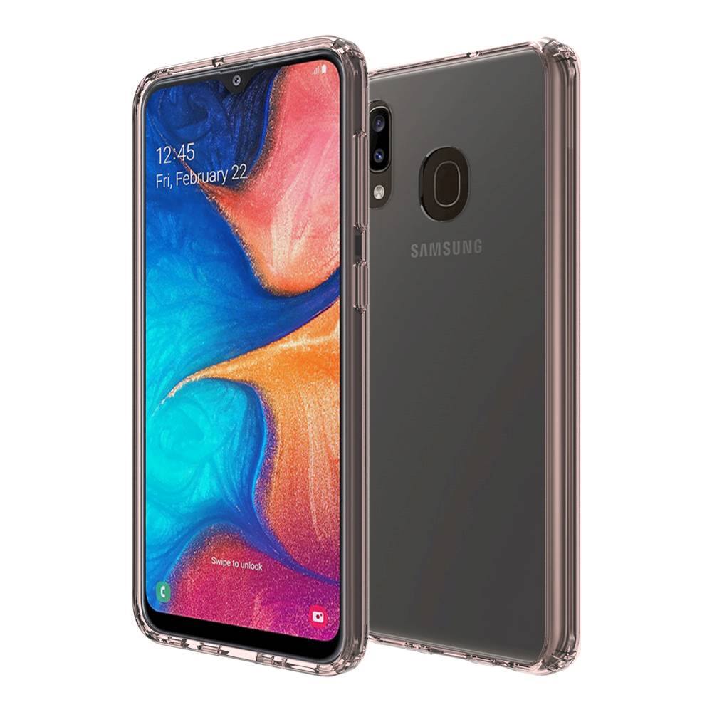 Alt View 17. SaharaCase - Crystal Series Case for Samsung Galaxy A20 - Clear Rose Gold.