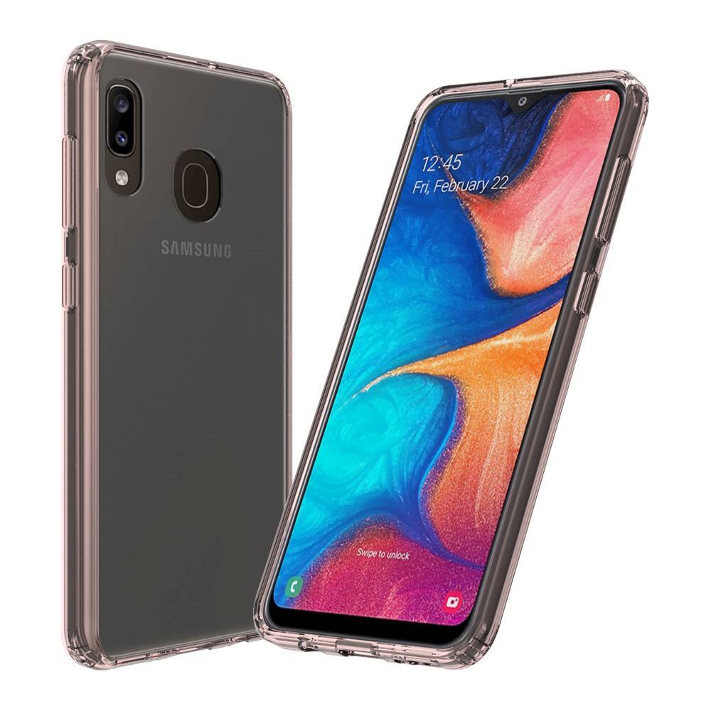 Alt View 18. SaharaCase - Crystal Series Case for Samsung Galaxy A20 - Clear Rose Gold.