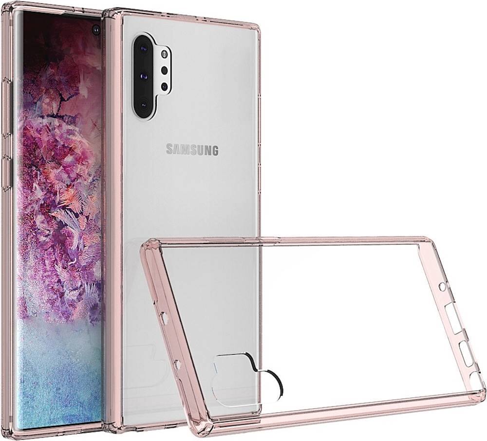 Alt View 11. SaharaCase - Crystal Series Case for Samsung Galaxy Note 10+ and 10+ 5G - Clear Rose Gold.