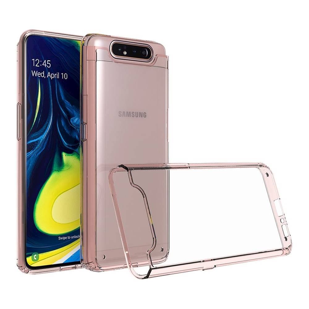Alt View 13. SaharaCase - Classic Case for Samsung Galaxy A80 - Clear/Rose Gold.