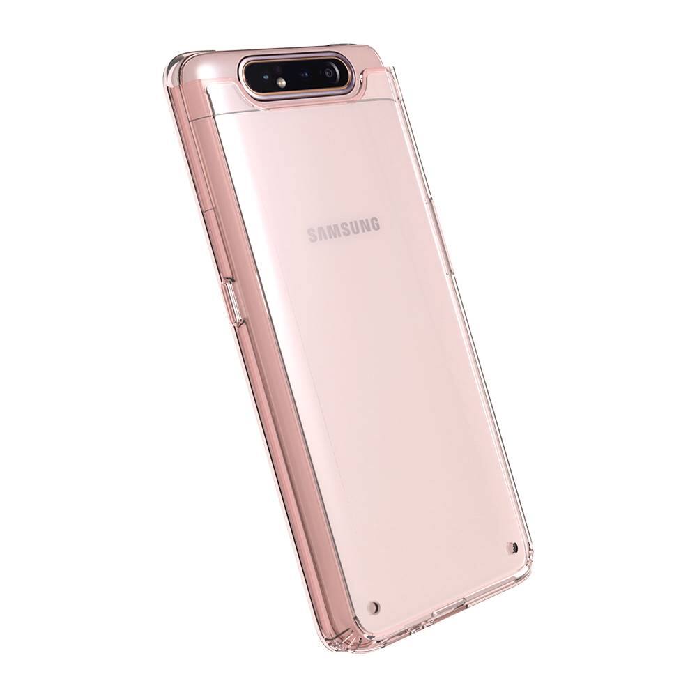 Alt View 14. SaharaCase - Classic Case for Samsung Galaxy A80 - Clear/Rose Gold.
