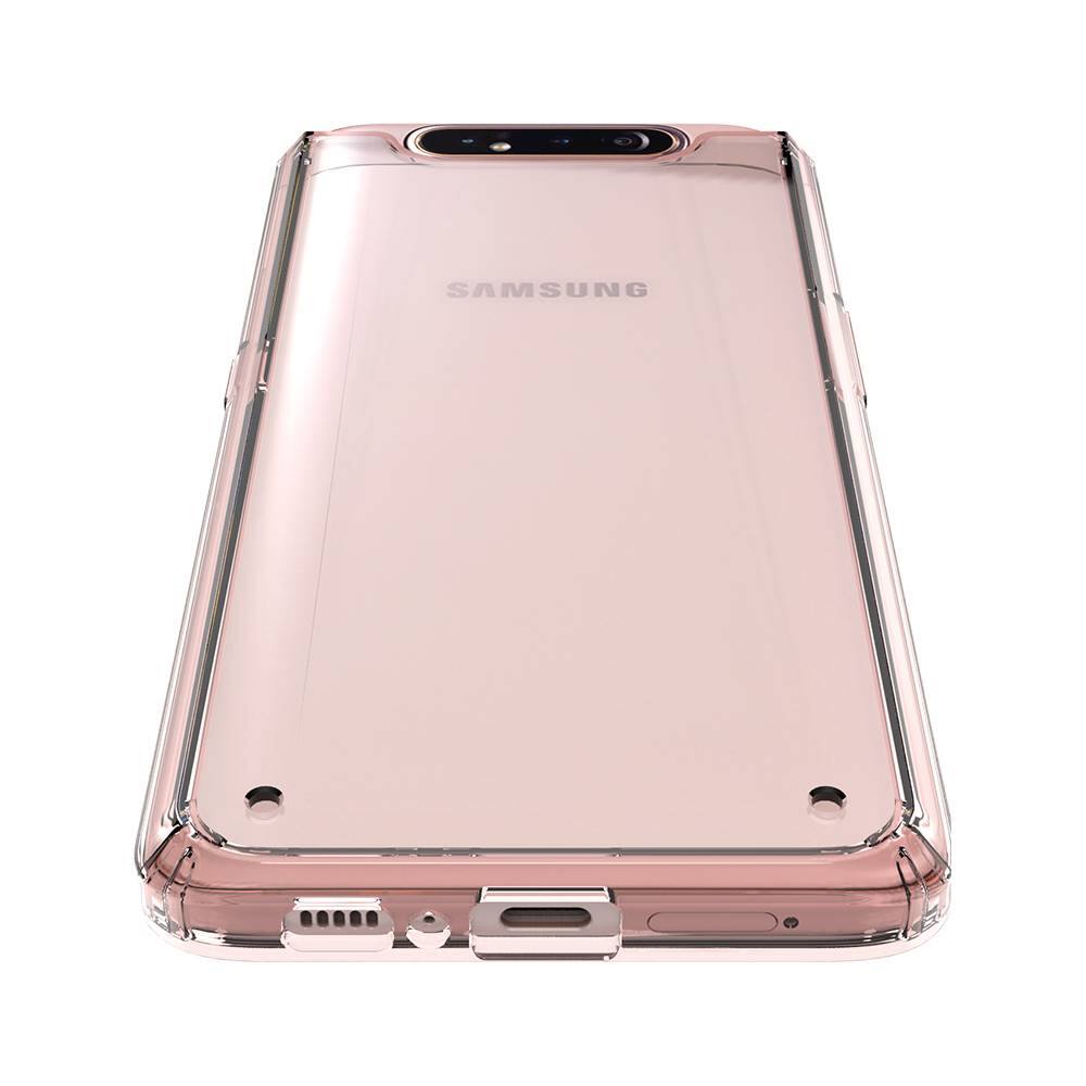 Alt View 15. SaharaCase - Classic Case for Samsung Galaxy A80 - Clear/Rose Gold.