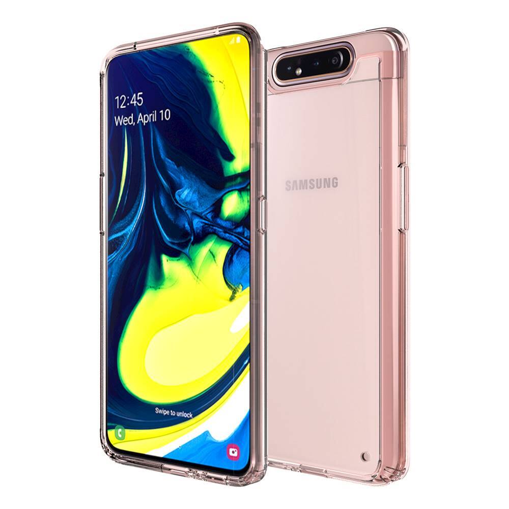 Alt View 19. SaharaCase - Classic Case for Samsung Galaxy A80 - Clear/Rose Gold.