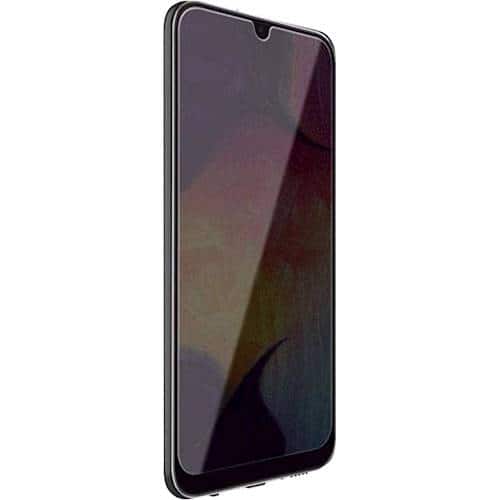 saharacase hd privacy glass screen protector for samsung galaxy a20 privacy