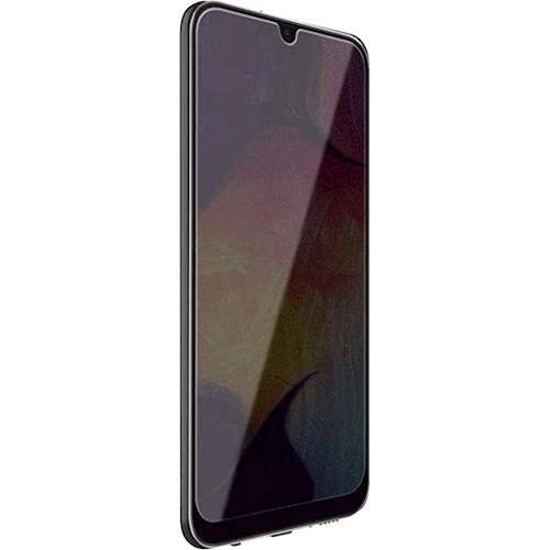 Angle. SaharaCase - HD Privacy Glass Screen Protector for Samsung Galaxy A20 - Privacy.