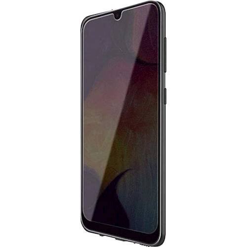 Left. SaharaCase - HD Privacy Glass Screen Protector for Samsung Galaxy A20 - Privacy.