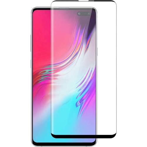 Left. SaharaCase - HD Glass Screen Protector for Samsung Galaxy S10 5G - Transparent.