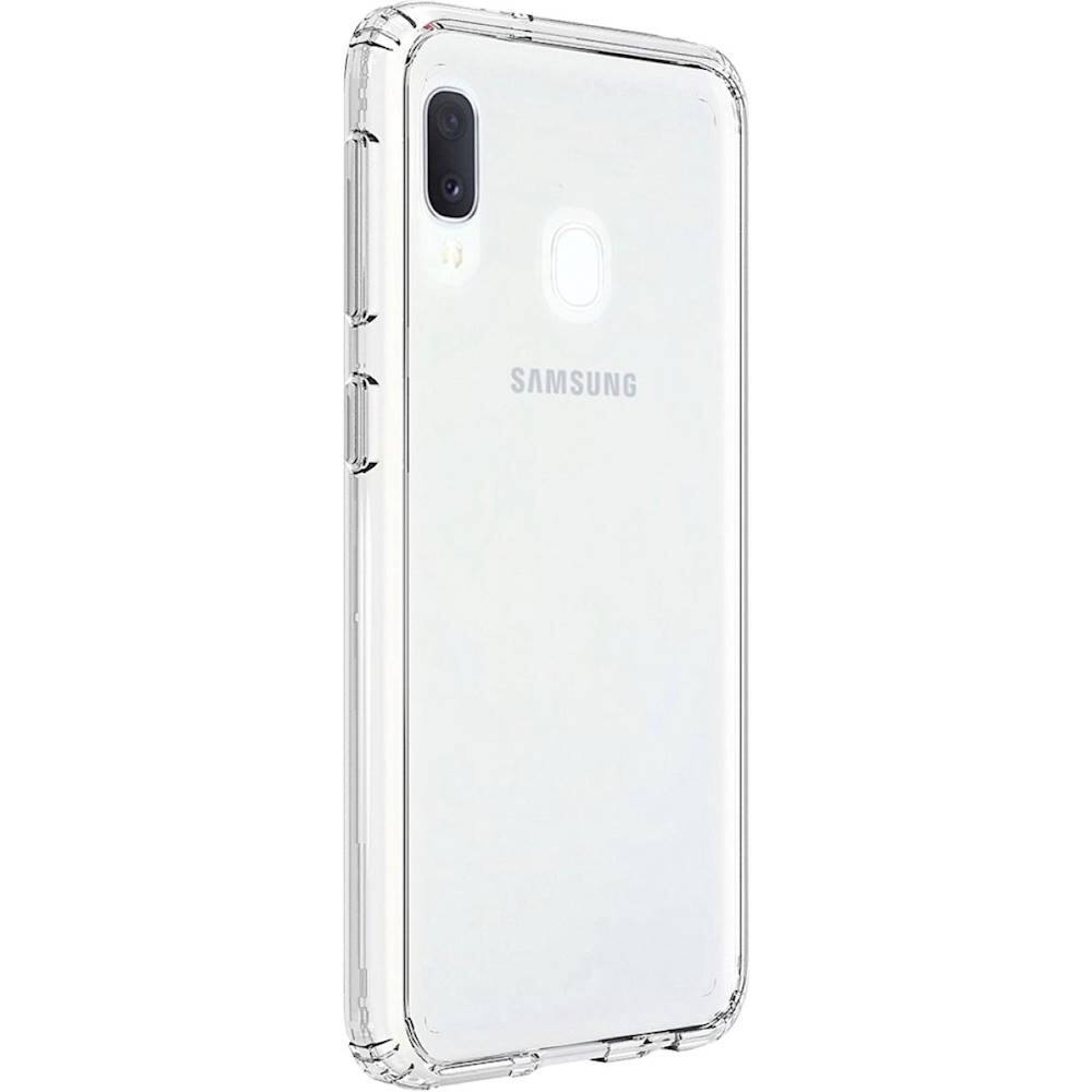 Angle. SaharaCase - Crystal Series Case for Samsung Galaxy A20 - Clear.