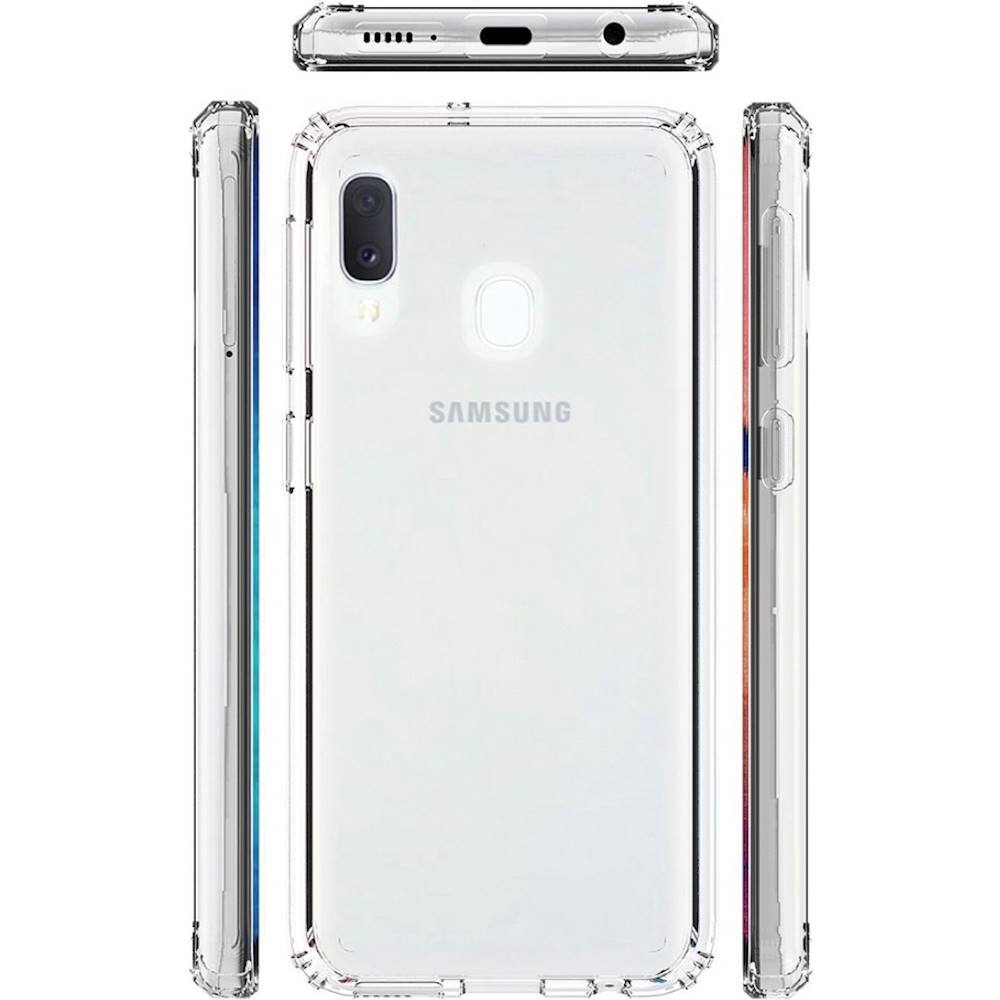 Alt View 2. SaharaCase - Crystal Series Case for Samsung Galaxy A20 - Clear.