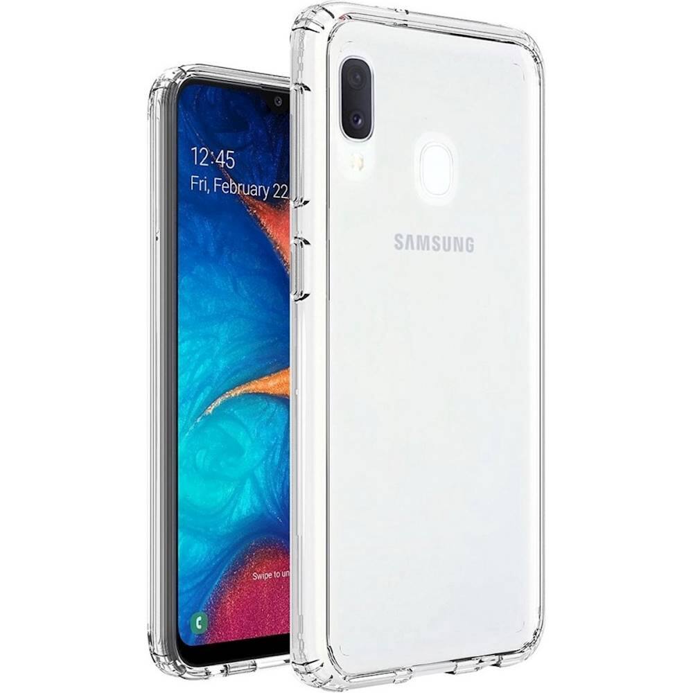 Alt View 3. SaharaCase - Crystal Series Case for Samsung Galaxy A20 - Clear.