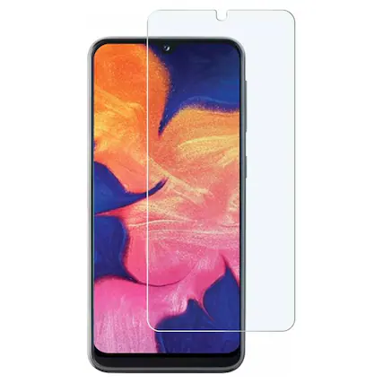 Left. SaharaCase - HD Glass Screen Protector for Samsung Galaxy A10e - Transparent.
