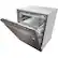 Alt View 12. LG - 24" Top Control Built-In Smart WiFi-Enabled Dishwasher with Steam, 3rd Rack and Stainless Steel Tub - Black Stainless Steel.