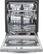 Alt View 14. LG - 24" Top-Control Built-In Smart Wifi-Enabled Dishwasher with Stainless Steel Tub, Quadwash, and 3rd Rack - Stainless Steel.