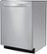 Left Zoom. LG - 24" Top-Control Built-In Smart Wifi-Enabled Dishwasher with Stainless Steel Tub, Quadwash, and 3rd Rack - Stainless Steel.