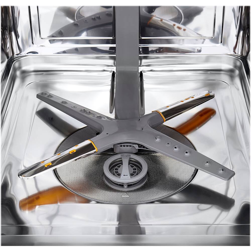 Alt View 24. LG - 24" Front-Control Built-In Smart Wifi-Enabled Dishwasher with Stainless Steel Tub, Quadwash, and 3rd Rack - Stainless Steel.