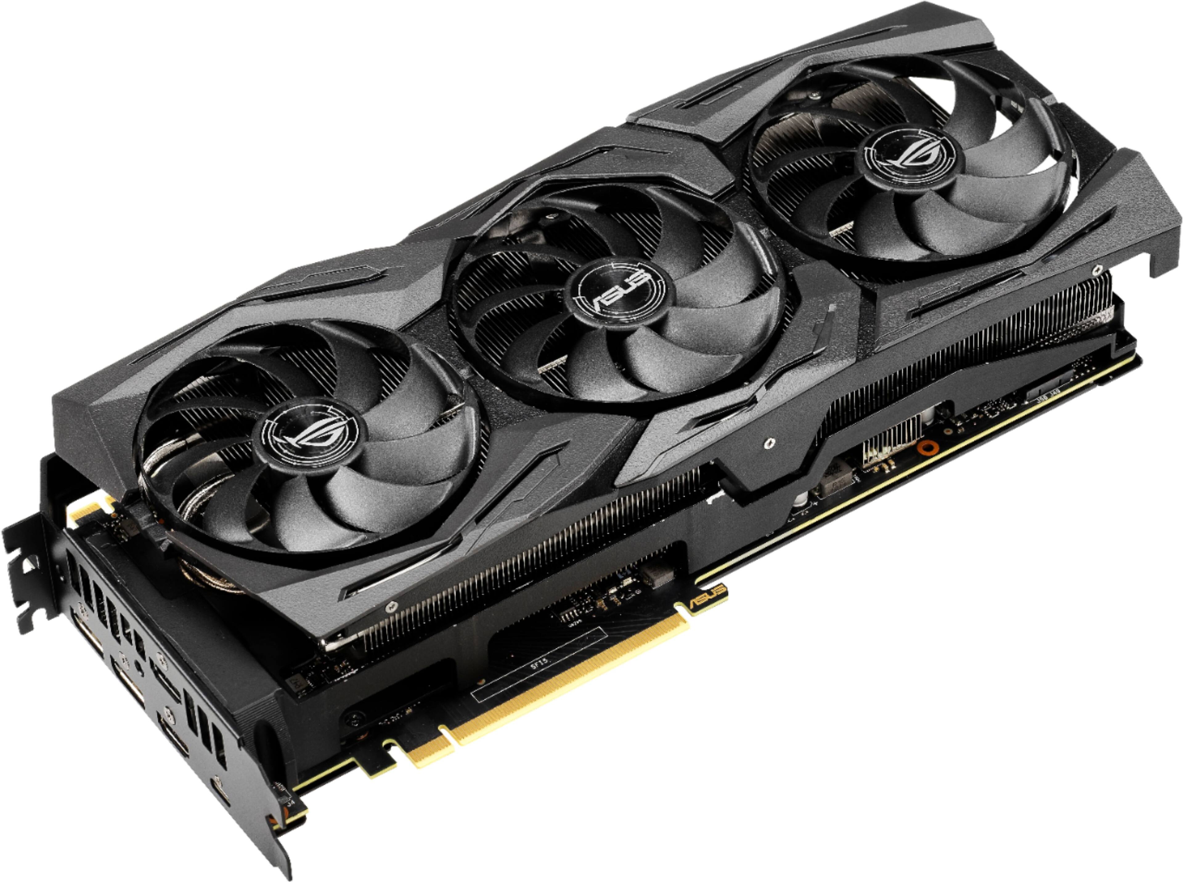 Alt View 13. ASUS - NVIDIA GeForce RTX 2080 Ti OC Edition 11GB GDDR6 PCI Express 3.0 Graphics Card - Black.