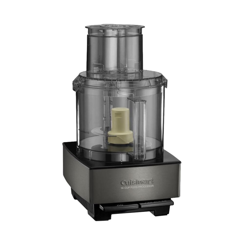 Left View: Hamilton Beach - Stack & Snap 8-Cup Food Processor - Silver