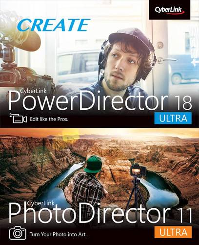 Cyberlink - PowerDirector 18 Ultra + PhotoDirector 11 Ultra - Windows was $139.99 now $99.99 (29.0% off)