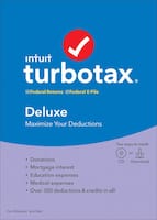 TurboTax Deluxe Federal + E-File 2019 (1-User) - Mac|Windows - Front_Zoom