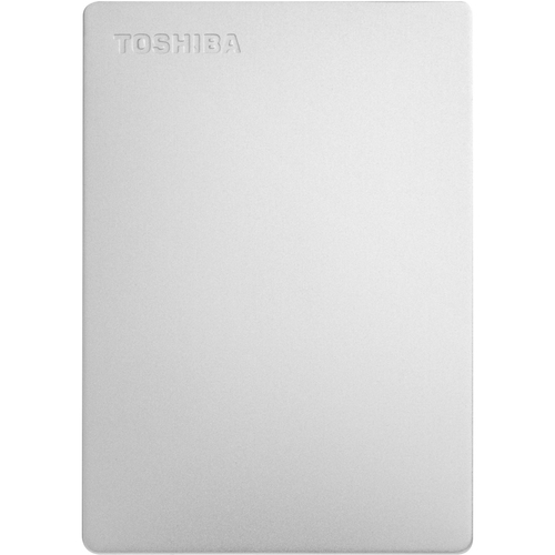 Toshiba - Canvio 1TB External USB 3.0 Portable Hard Drive - Silver
