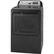Left. GE - 7.4 Cu. Ft. 13-Cycle Electric Dryer with HE Sensor Dry - Diamond Gray.