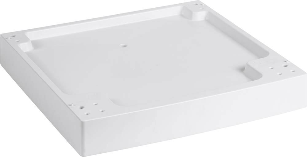 Angle. GE - 24" Washer/Dryer Laundry Pedestal - White.