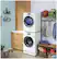 Alt View 12. GE - 24" Washer/Dryer Laundry Pedestal - White.