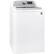 Angle. GE - 4.8 Cu. Ft. High-Efficiency Top Load Washer - White/Silver Backsplash.